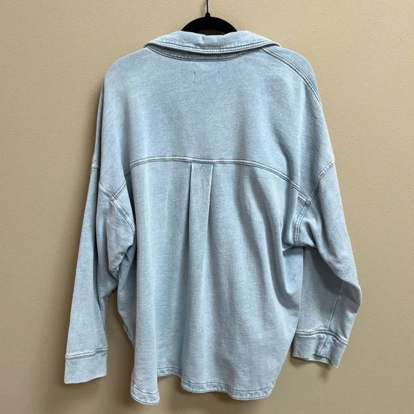 Z Supply Denim top- Size XL - Picture 4 of 4